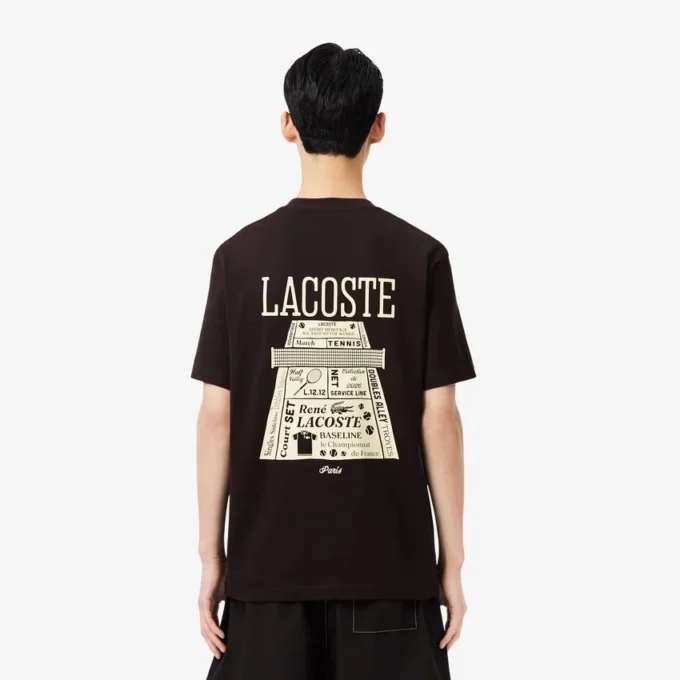 T-shirt de algodão pesado estampada