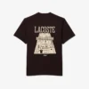 T-shirt de algodão pesado estampada