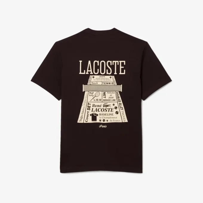 T-shirt de algodão pesado estampada