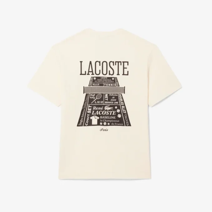 T-shirt de algodão pesado estampada