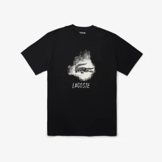 T-shirt de desporto Crocodile para homem, corte alto