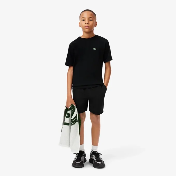 T-shirt de desporto infantil de algodão técnico Ultra Dry