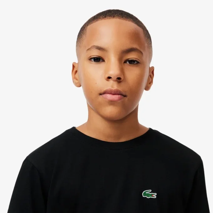 T-shirt de desporto infantil de algodão técnico Ultra Dry