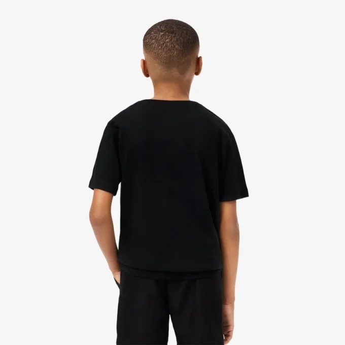 T-shirt de desporto infantil de algodão técnico Ultra Dry