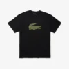 T-shirt de desporto masculina Big Fit com logótipo respirável