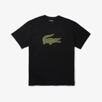 T-shirt de desporto masculina Big Fit com logótipo respirável