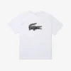 T-shirt de desporto masculina Big Fit com logótipo respirável