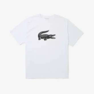 T-shirt de desporto masculina Big Fit com logótipo respirável