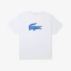 T-shirt de desporto masculina Big Fit com logótipo respirável