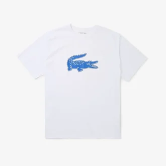 T-shirt de desporto masculina Big Fit com logótipo respirável
