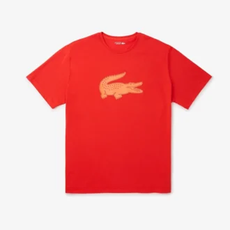 T-shirt de desporto masculina Big Fit com logótipo respirável