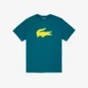 T-shirt de desporto masculina Big Fit com logótipo respirável