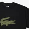T-shirt de desporto masculina Big Fit com logótipo respirável