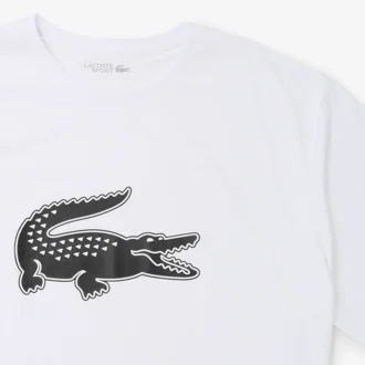 T-shirt de desporto masculina Big Fit com logótipo respirável