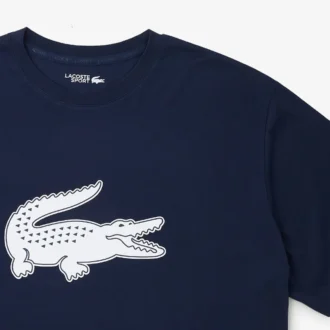 T-shirt de desporto masculina Big Fit com logótipo respirável