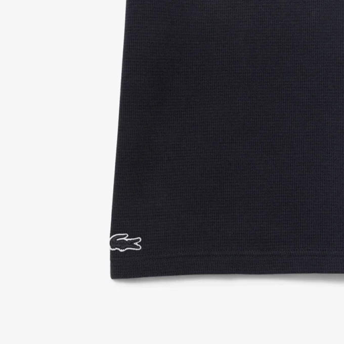 T-shirt de estar em casa com textura para homem