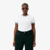 T-shirt de jersey com acabamentos contrastantes para mulher
