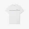 T-shirt de jersey de algodão com logótipo para homem