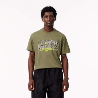 T-shirt de jersey de algodão para homem