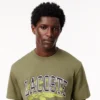 T-shirt de jersey de algodão para homem