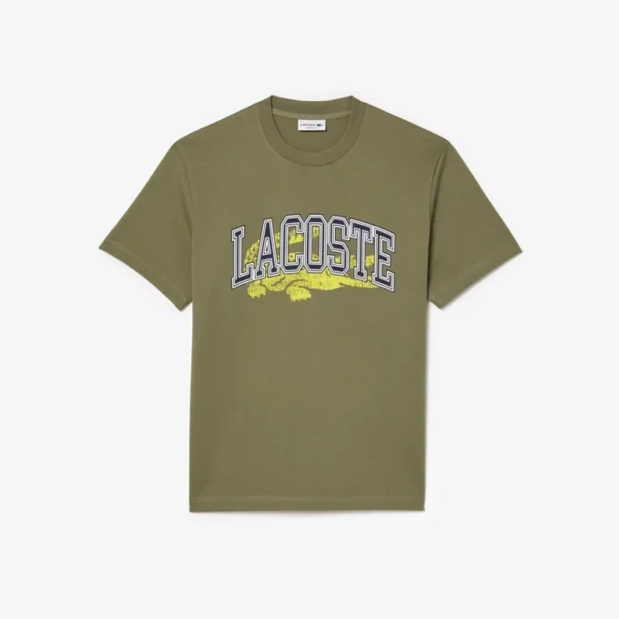 T-shirt de jersey de algodão para homem