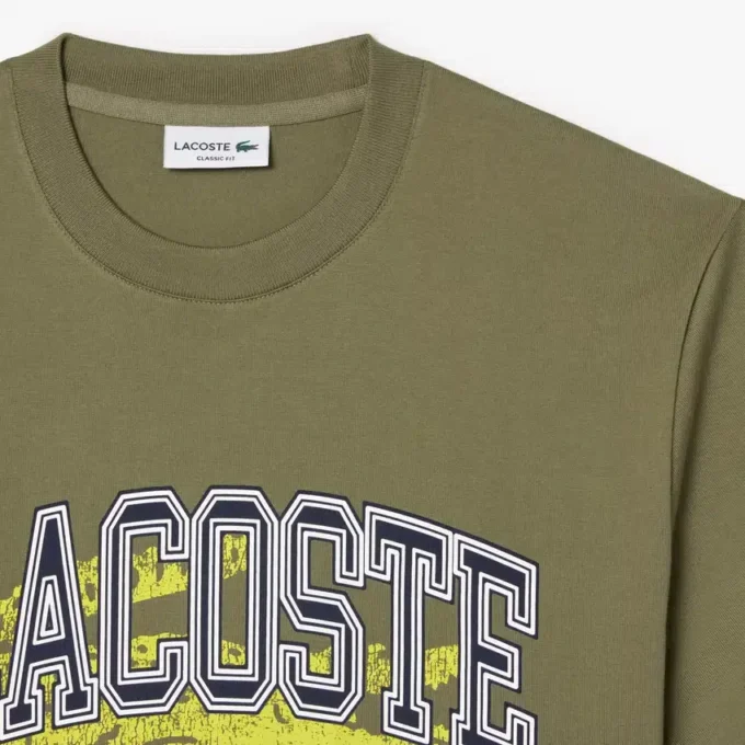 T-shirt de jersey de algodão para homem