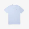 T-shirt de jersey de algodão Pima para homem, corte alto