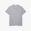 T-shirt de jersey de algodão Pima para homem, corte alto