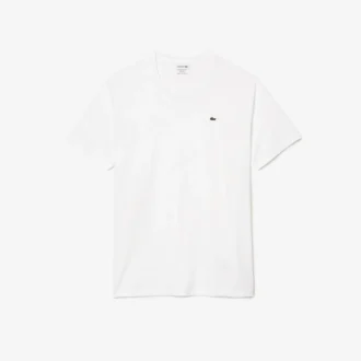 T-shirt de jersey de algodão Pima para homem, corte alto