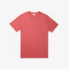 T-shirt de jersey de algodão Pima para homem, corte alto