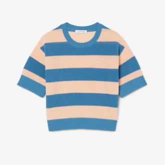 T-shirt de malha com riscas