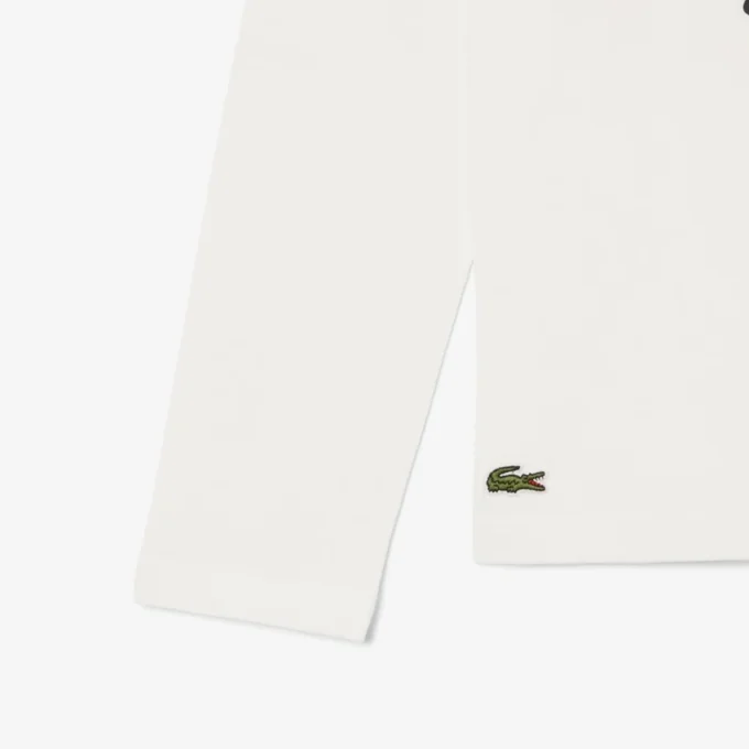 T-shirt de manga comprida em algodão