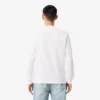 T-shirt de manga comprida em algodão para homem