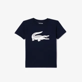 T-shirt de ténis infantil oversized em algodão técnico