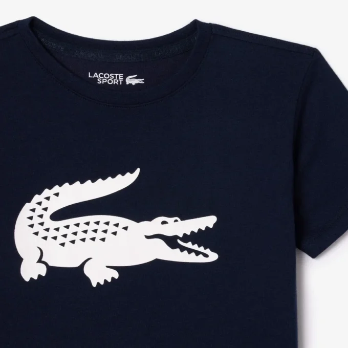T-shirt de ténis infantil oversized em algodão técnico