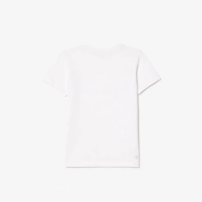 T-shirt de ténis infantil oversized em algodão técnico
