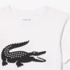 T-shirt de ténis infantil oversized em algodão técnico