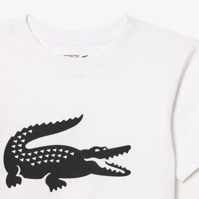 T-shirt de ténis infantil oversized em algodão técnico