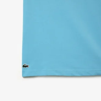 T-shirt desportiva de algodão estampada para homem