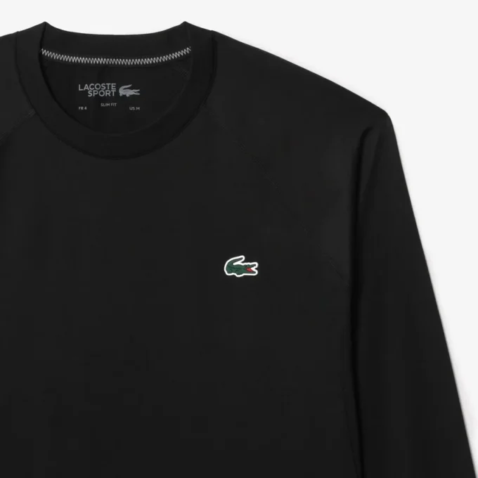 T-shirt desportiva elástica de corte justo para homem