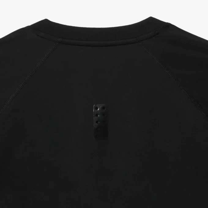 T-shirt desportiva elástica de corte justo para homem