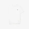 T-shirt desportiva em jersey elástico de corte justo para homem