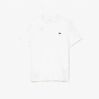 T-shirt desportiva em jersey elástico de corte justo para homem