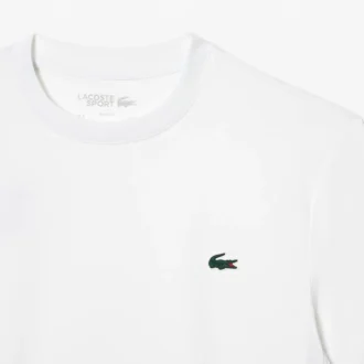 T-shirt desportiva em jersey elástico de corte justo para homem