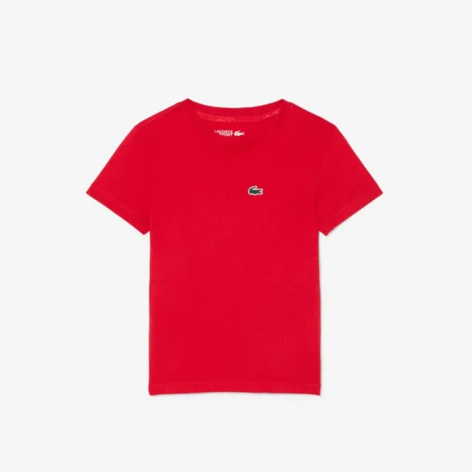 T-shirt desportiva infantil em algodão técnico Ultra Dry
