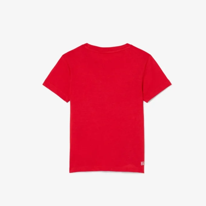 T-shirt desportiva infantil em algodão técnico Ultra Dry