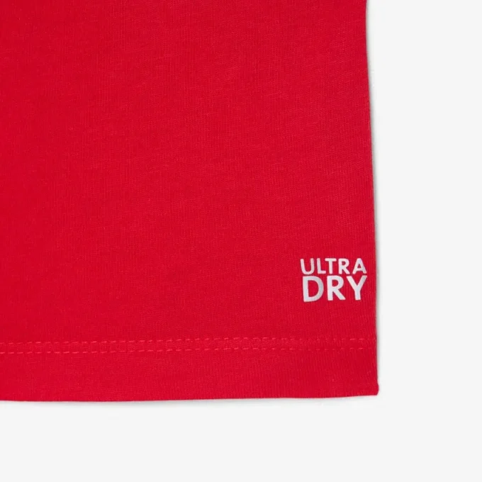 T-shirt desportiva infantil em algodão técnico Ultra Dry