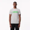 T-shirt desportiva masculina em algodão Ultra Dry com logótipo