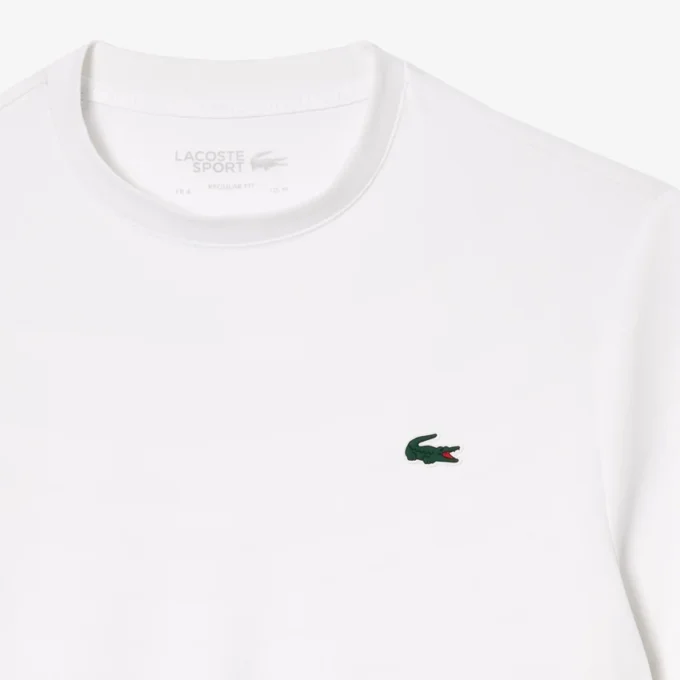 T-shirt desportiva Piqua respirável de corte justo para homem