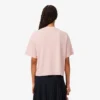 T-shirt feminina de corte descontraído com padrão de crocodilo